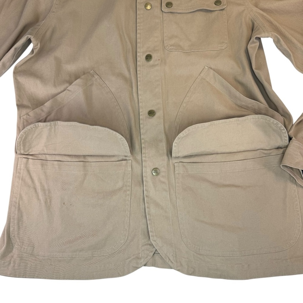 Frye and Co Men’s Twill Field Tan Jacket XL - Picture 5 of 7